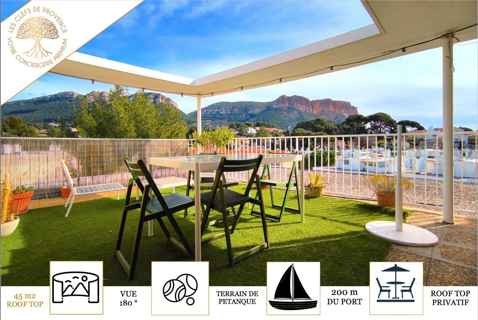 קסיס Sunset Garden - Roof Top 45 M2 Vue Mer / Cap Canaille מראה חיצוני תמונה